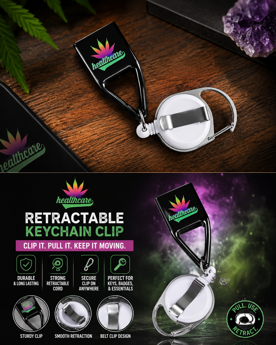 lighter leash keychain
