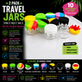 Set Drip lid travel jar