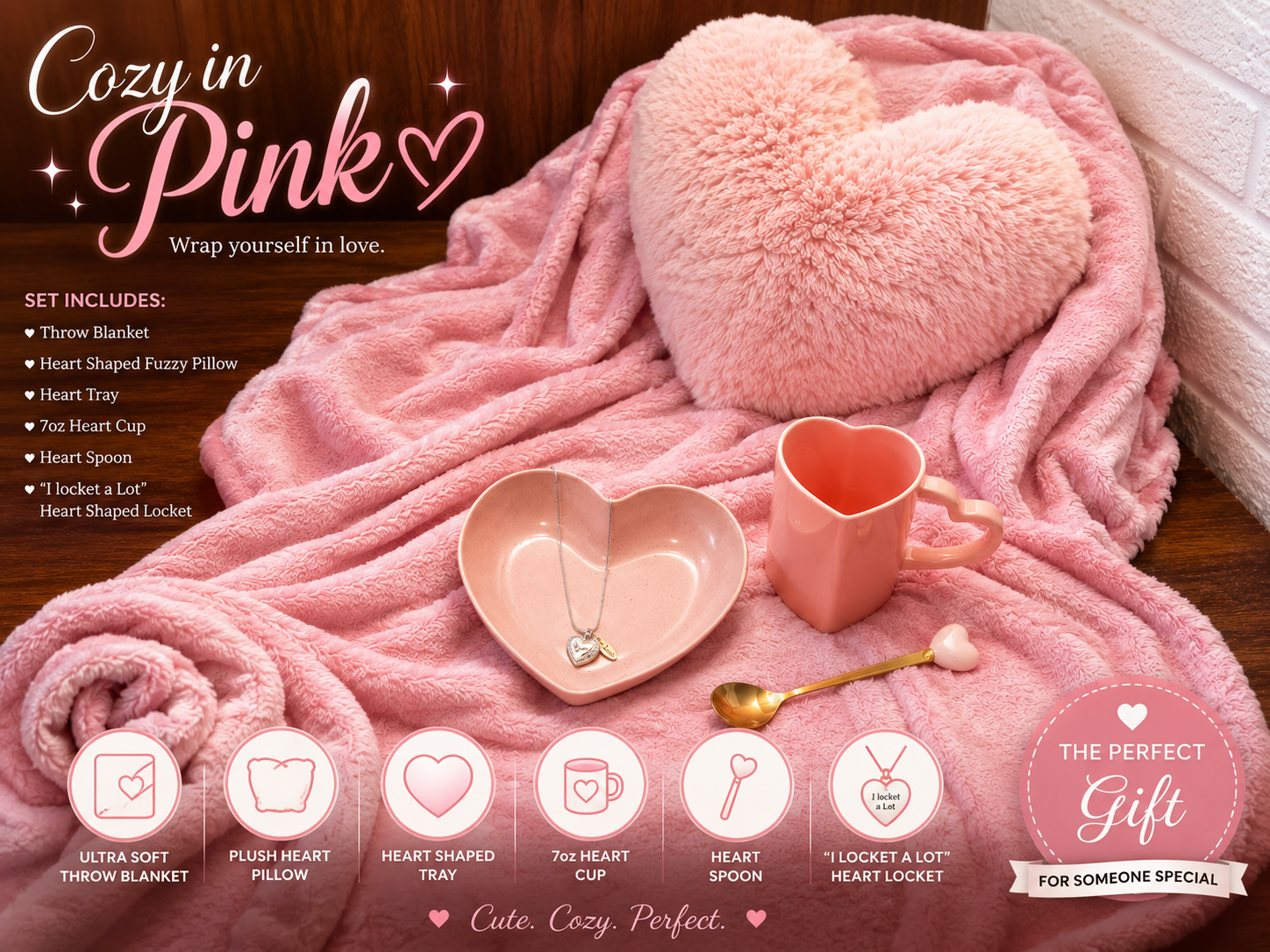 Cozy In Pink Set