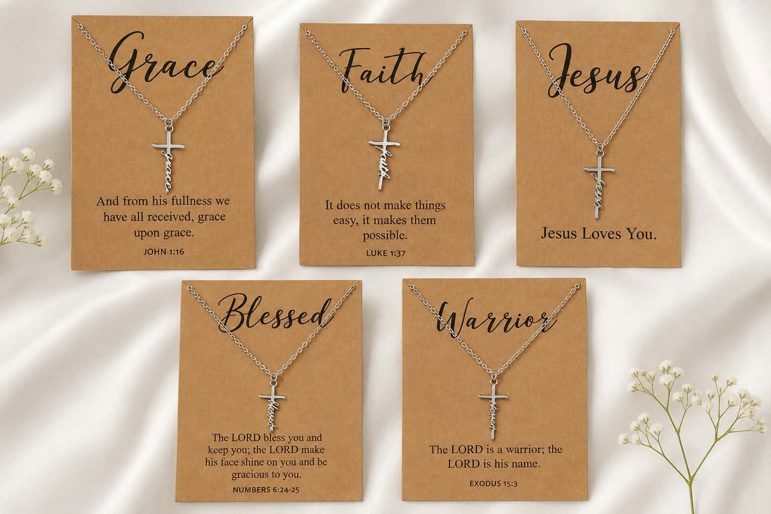 Woman's Christan neckless