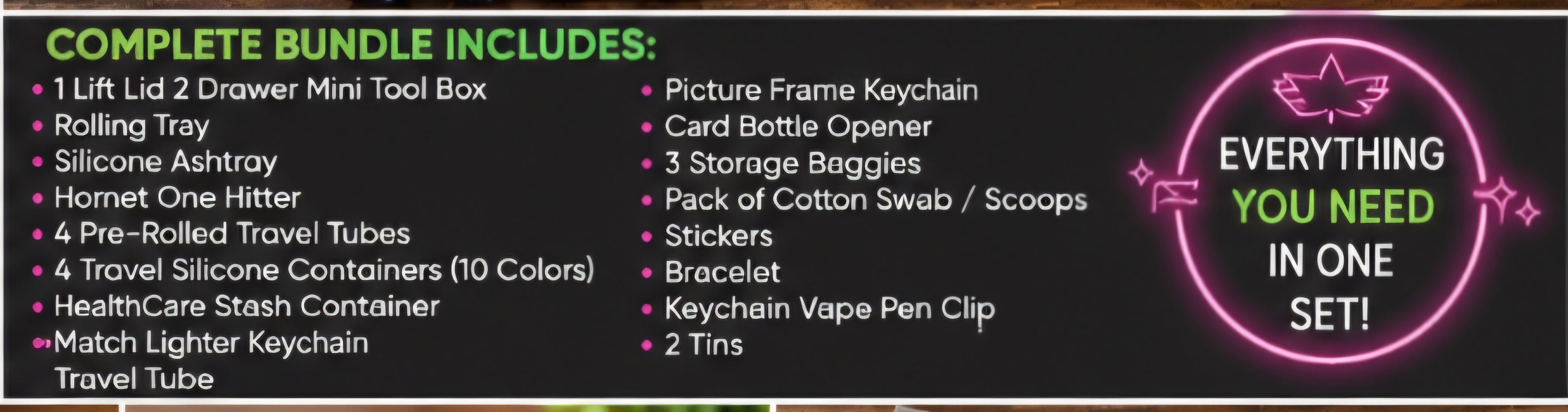 Mini Toolbox Smoke Kit